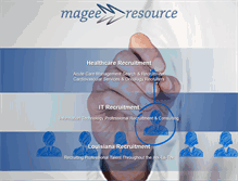 Tablet Screenshot of mageeresource.com